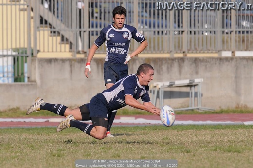 2011-10-16 Rugby Grande Milano-Pro Recco 094